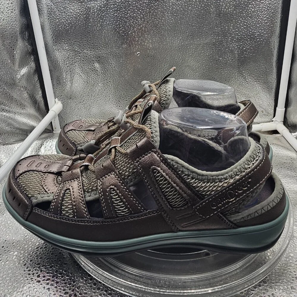 I Orthofeet Verona Pewter Women's Sandals NWOT comfortable sleek SZ 10